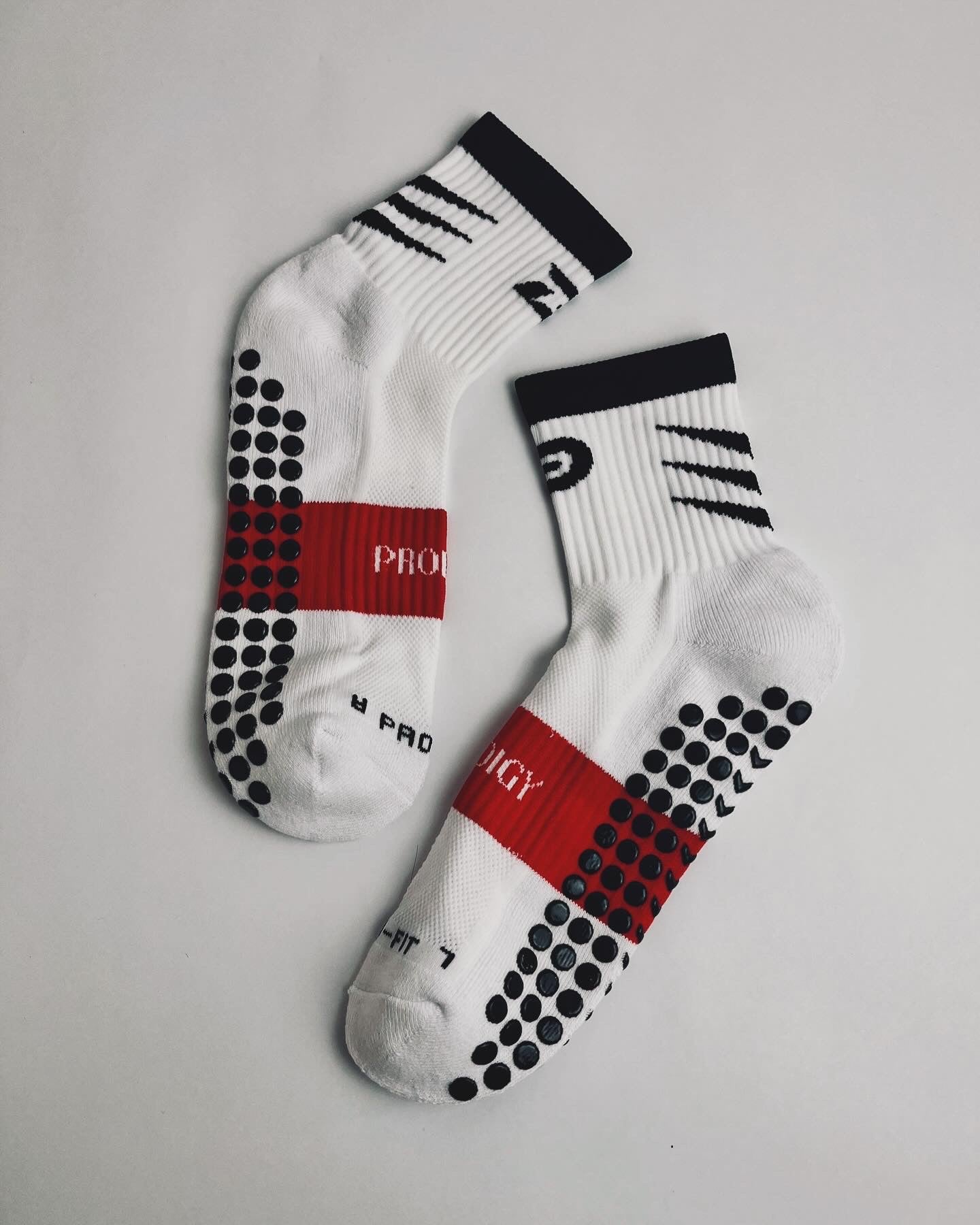 White Grip Socks – Prodigy Designs